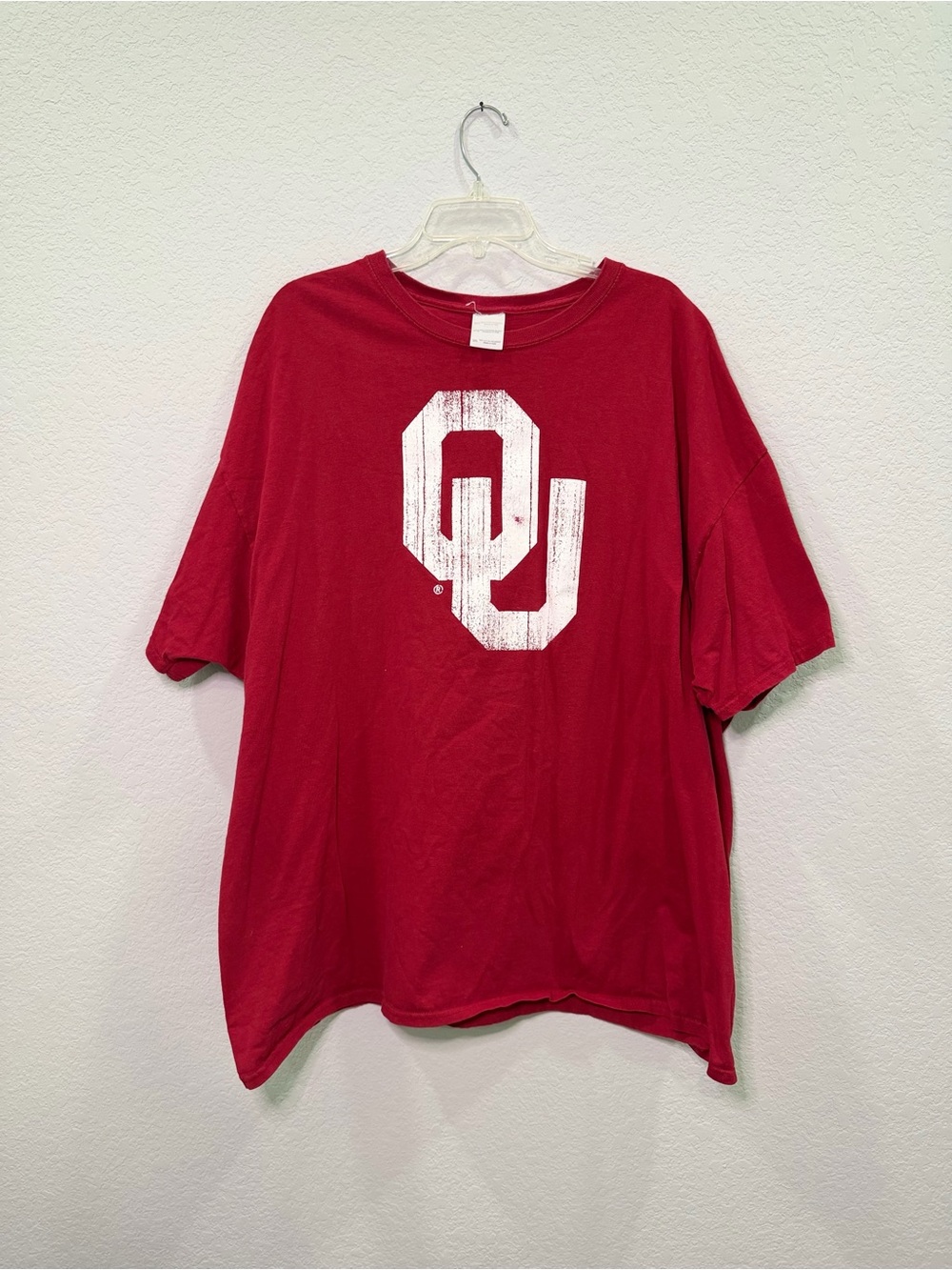 Crimson OU Logo Short Sleeve Tee - Men